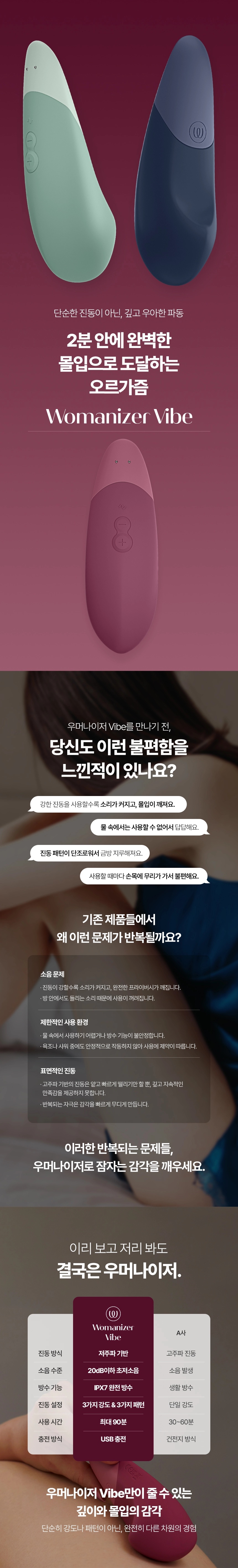 우머나이저 바이브(Vibe) 더스키핑크