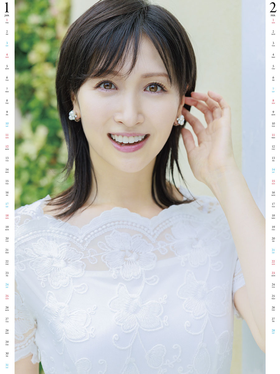 요코야마 루리카 2026년 벽걸이 달력