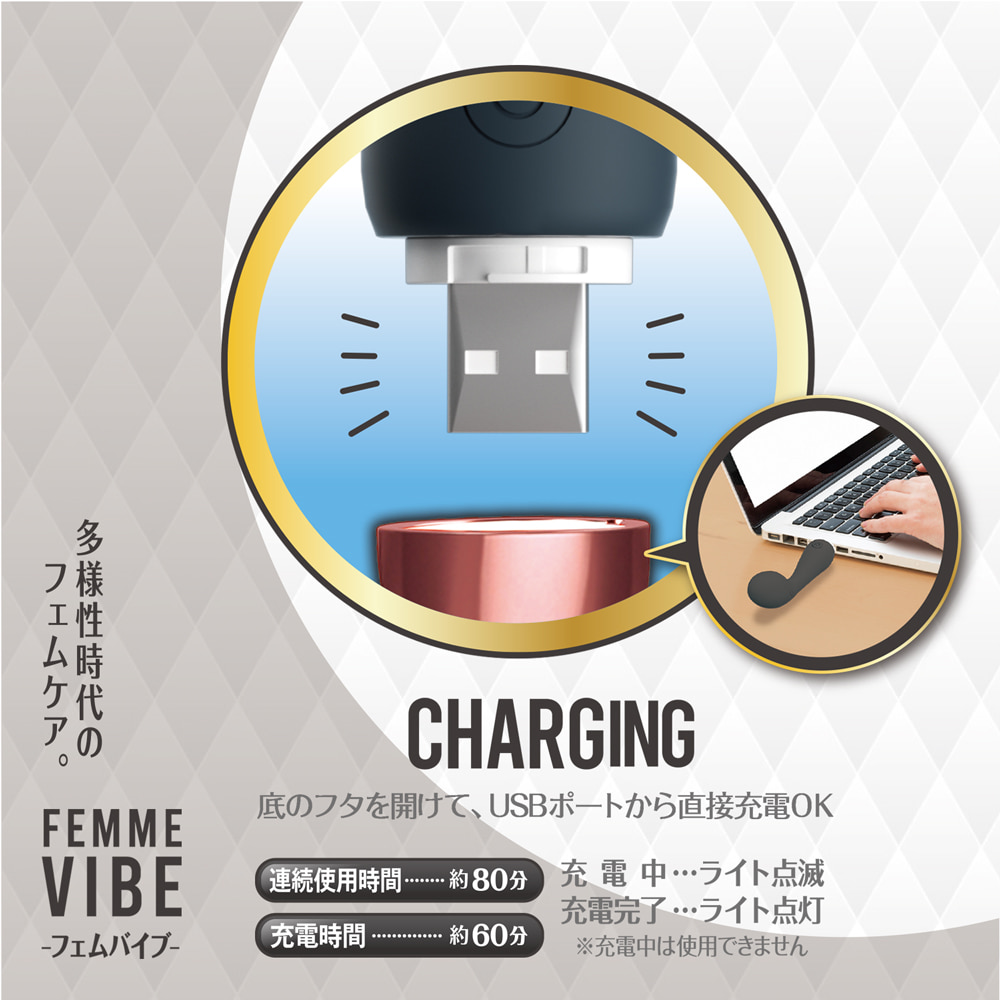 펨바이브 다크 그레이 (일본정품)