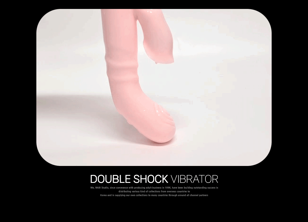 [NABI] 더블 쇼크 바이브레이터 (12단진동/플렉시블)