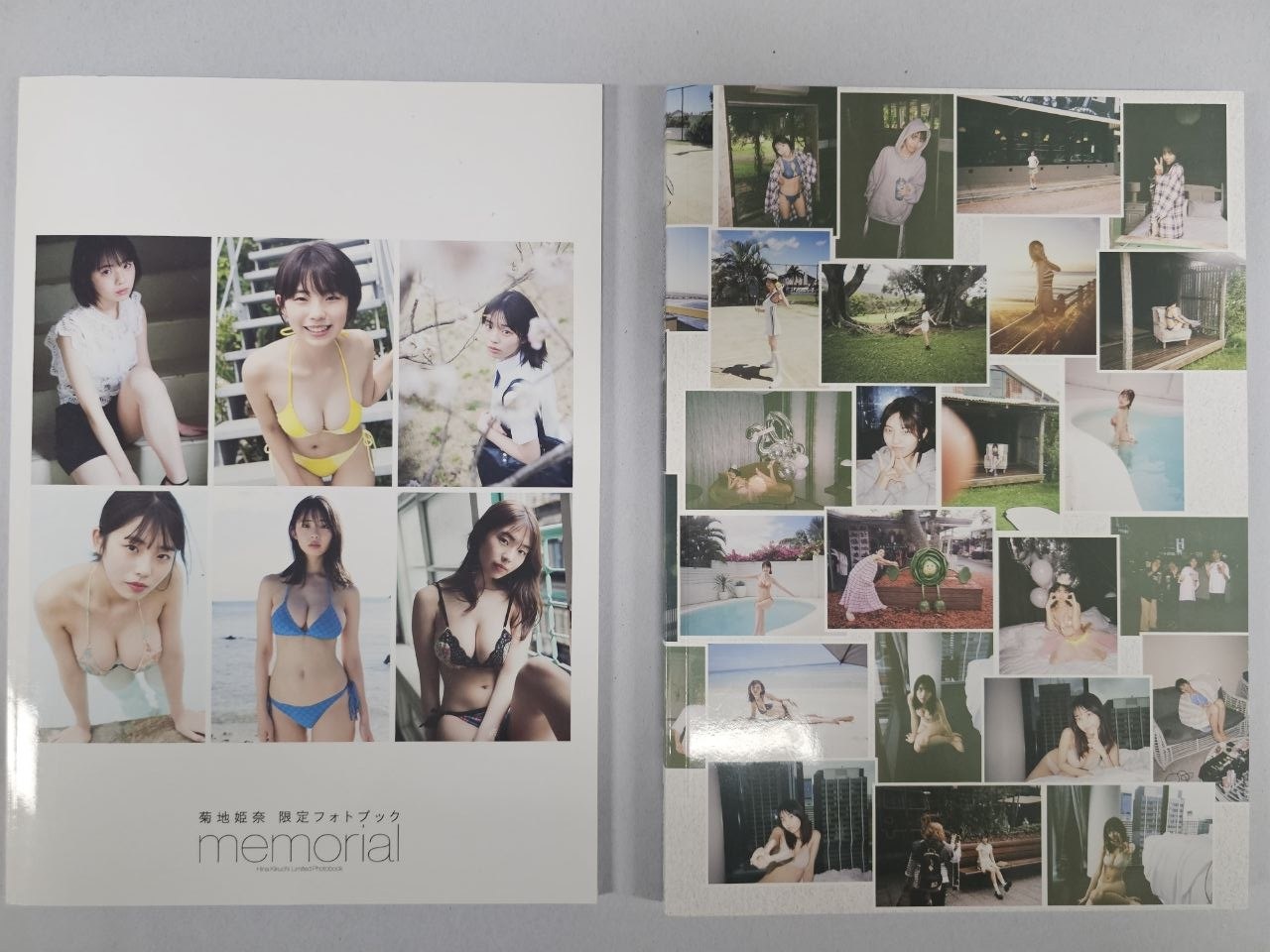 키쿠치 히나 20세 기념 사진집 - 메모리 memory 호화판 (한정판 DVD, 추가 포토북, 스티커 첨부)