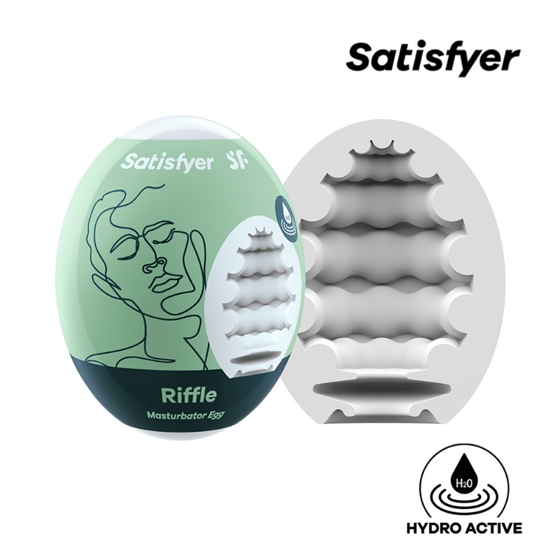 Satisfyer(새티스파이어) 마스터베이터 에그 리플 (Riffle)