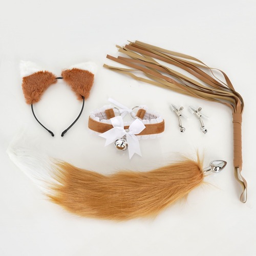 모에코의 동물 분장 여우 소프트 SM 5종 세트 (일본정품)