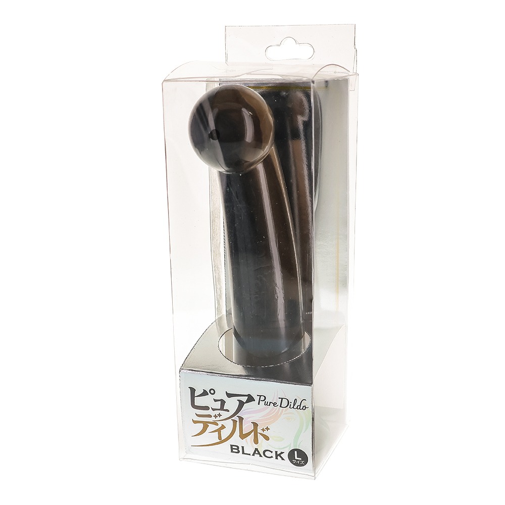 퓨어 딜도 블랙 L (일본정품)