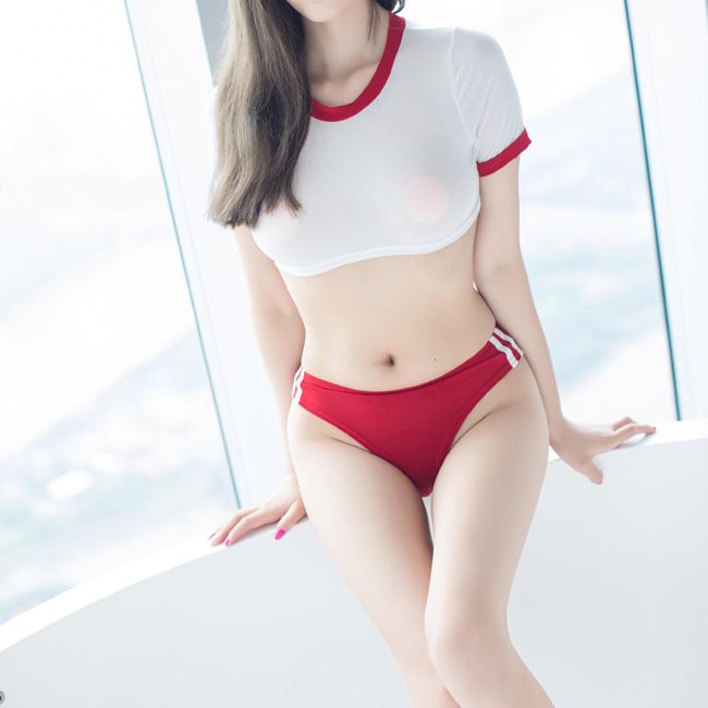 3168 부르마 스쿨미즈 (레드/블루)