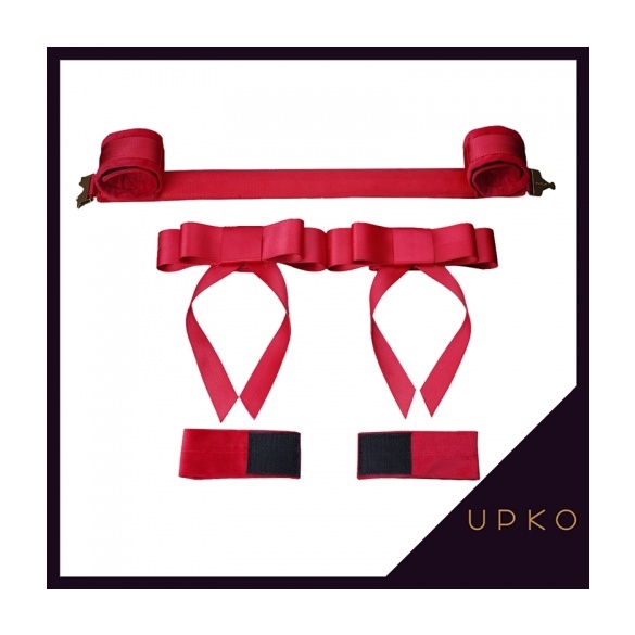 PORTABLE BOWKNOT SPREADER BAR AND RESTRAINT SET