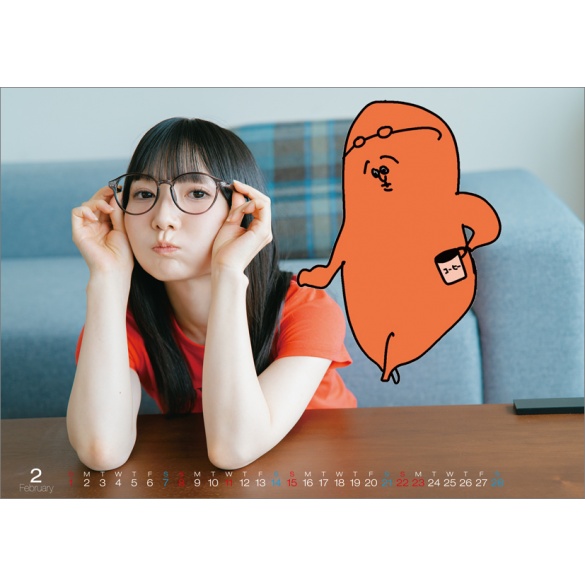 마루오카 와카나 2026년 탁상 달력