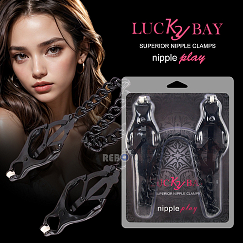 [REBO]럭키베이 니플플레이_블랙