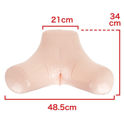 전 체중을 실어 피스톤 가능한 대형 엉덩이 내압 에어 걸 2홀