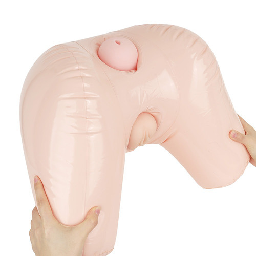 전 체중을 실어 피스톤 가능한 대형 엉덩이 내압 에어 걸 2홀