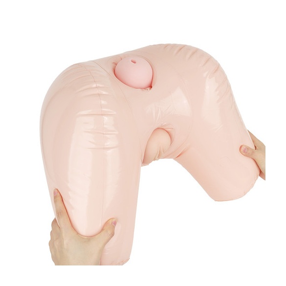 전 체중을 실어 피스톤 가능한 대형 엉덩이 내압 에어 걸 2홀