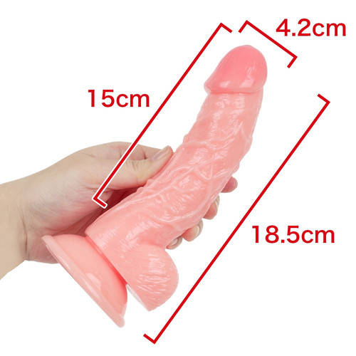 순일본산 말랑 리얼 커브 딜도 (일본정품)