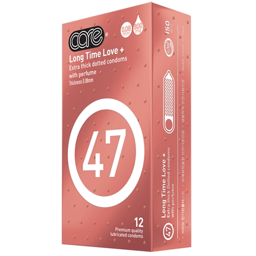 케어 47 롱 러브 도트형 12p