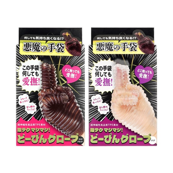 손가락 테크닉 마시마시! 도핑 글로브 클리어 블랙 (일본정품)